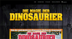 Desktop Screenshot of dinoworld.ch