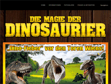 Tablet Screenshot of dinoworld.at